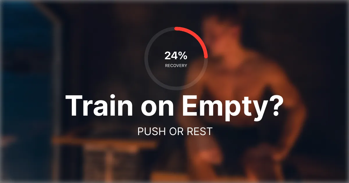 Should you train when your Garmin Body Battery is low