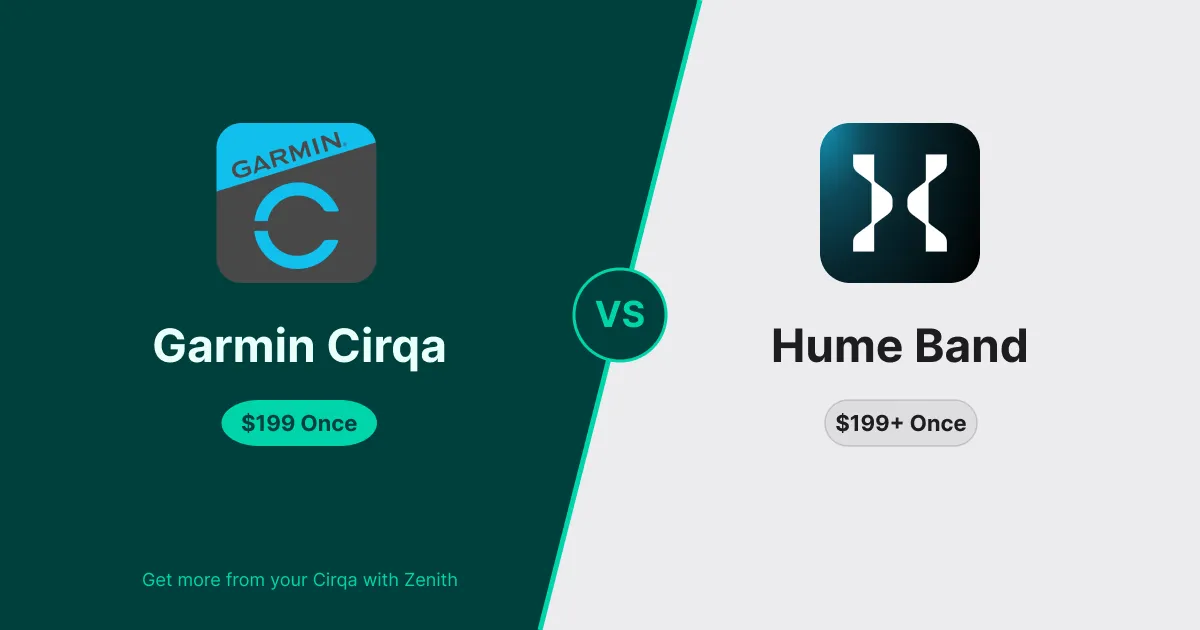 Garmin Cirqa vs Hume Band