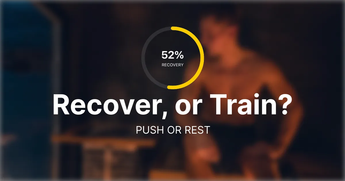 Should You Work Out During Your Garmin Recovery Time?