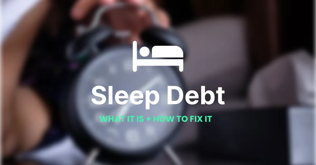 Sleep debt explained