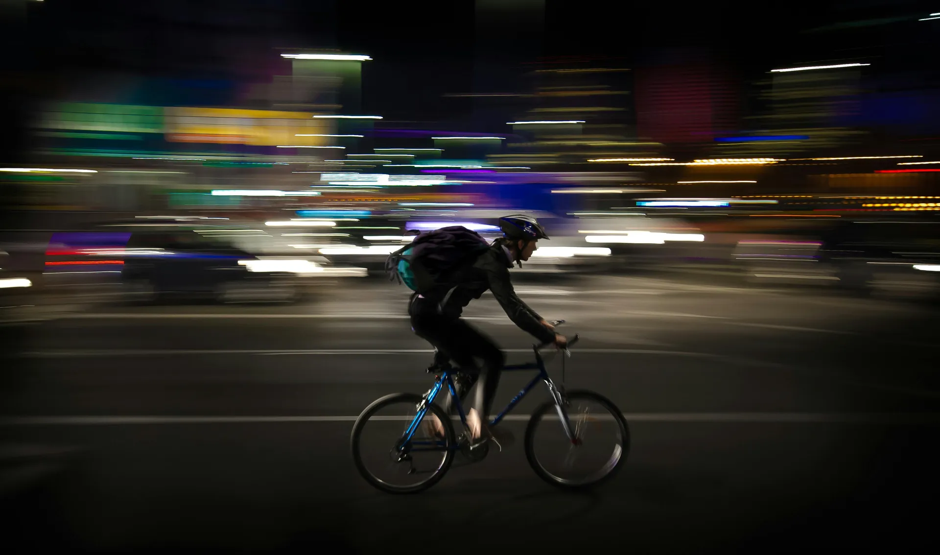Person cycling